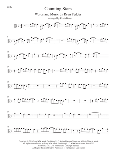 Counting Stars (arr. Kevin Busse)