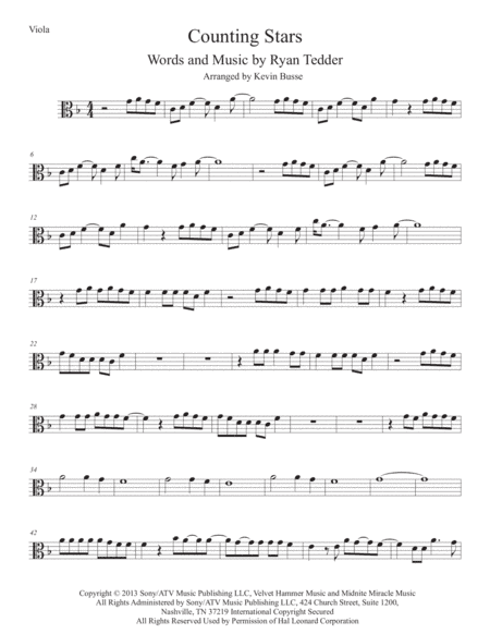 Counting Stars (arr. Kevin Busse)