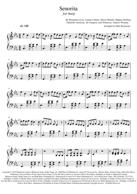 Senorita (arr. Sally Beaumont)