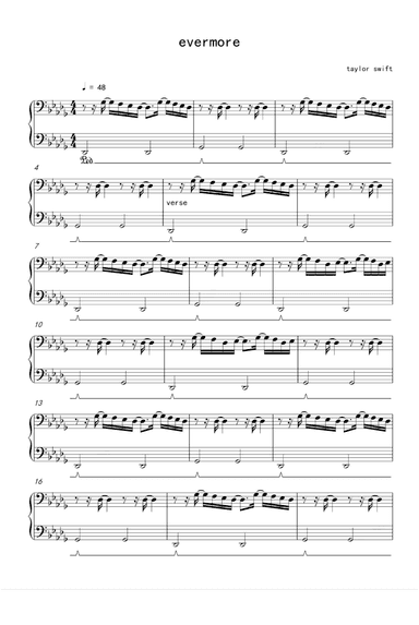 Evermore (arr. Taylor Swift)