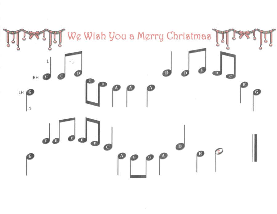 We Wish You a Merry Christmas - Prereading (arr. Rebekah Wall)