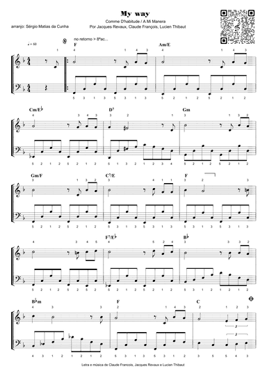 Comme D'habitude (arr. Sérgio Matias da Cunha)