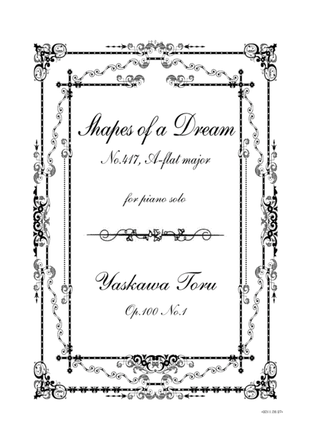Shapes of a Dream No.417, A-flat major, Op.100 No.1