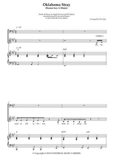 Oklahoma Stray (arr. M Colley)
