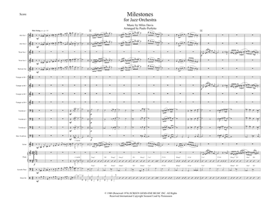Milestones (arr. Paulo Perfeito)