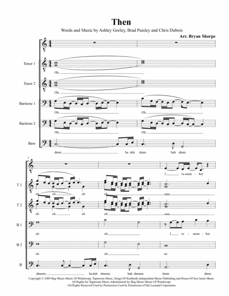 Then (arr. Bryan Sharpe)
