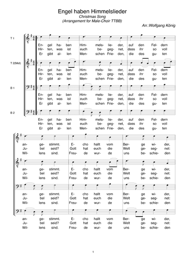 Engem haben Himmelslieder (arr. Wolfgang König)