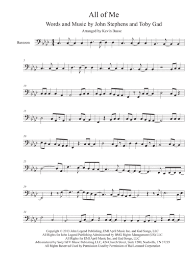 All Of Me (arr. Kevin Busse)