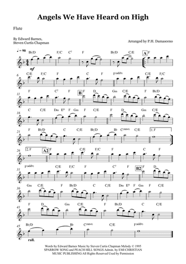 Angels We Have Heard On High (arr. P.H. Damasceno)