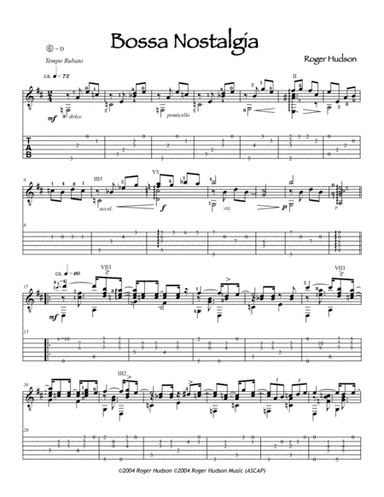 Bossa Nostalgia