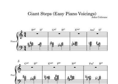 Giant Steps (arr. Adrian Christopher Oliver)