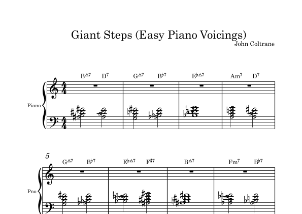 Giant Steps (arr. Adrian Christopher Oliver)