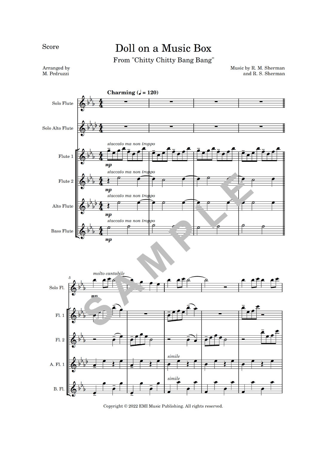 Doll On A Music Box (arr. Marcello Pedruzzi)