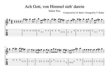 Ach Gott, von Himmel sieh' darein (arr. Terry Kuhns)