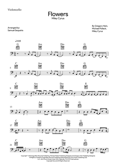 Flowers (arr. Samuel Sequeira)