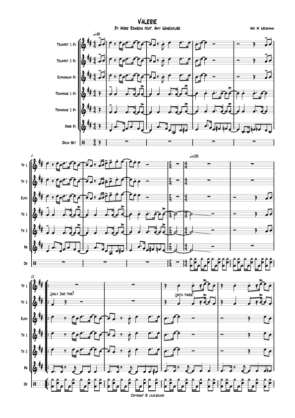 Valerie (arr. Marcel Wegmann)