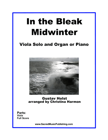In the Bleak Midwinter - Viola Solo and Organ or Piano (arr. Christina Harmon)