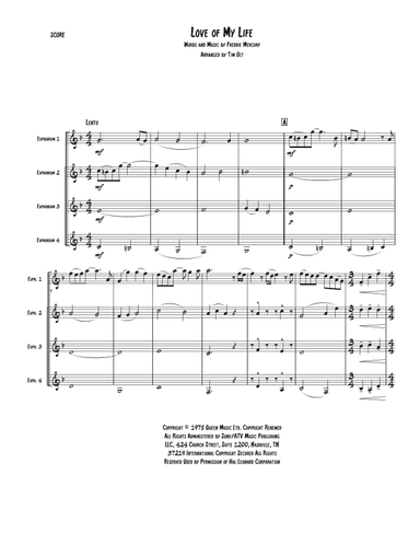 Love Of My Life (arr. Tim Olt)