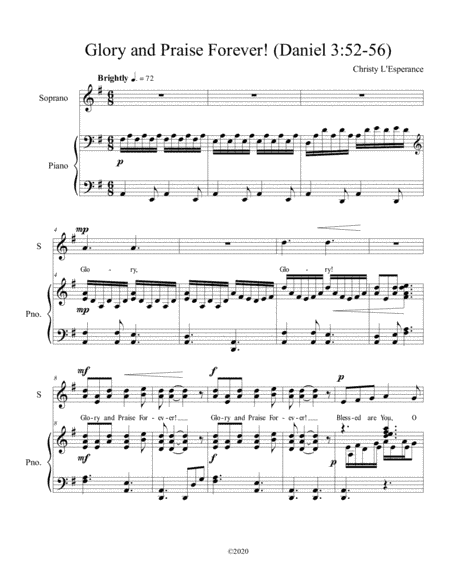 Glory and Praise Forever! (Daniel 3:52-56)