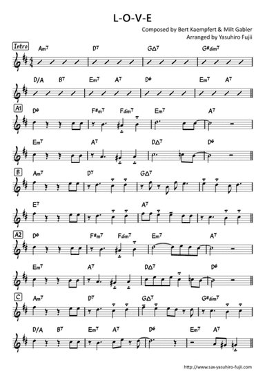 L-o-v-e (arr. Yasuhiro Fujii)