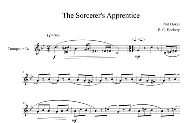 The Sorcerer's Apprentice (Trumpet Solo) (arr. B. C. Dockery)