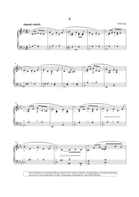 Singend, einfach, (Piano Collection fuer Entertainer)