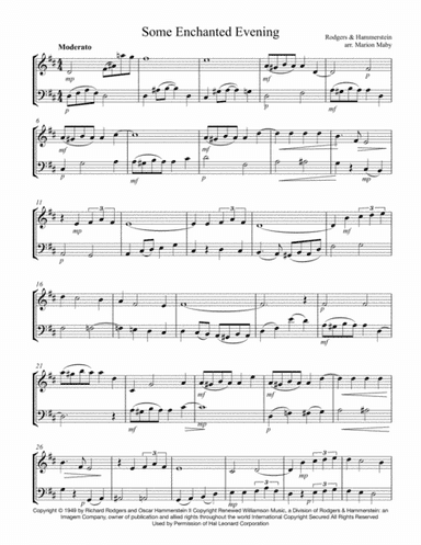Some Enchanted Evening (arr. Marion Maby)