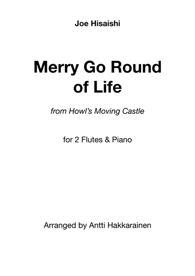 Merry-go-round Of Life (arr. Antti Hakkarainen)
