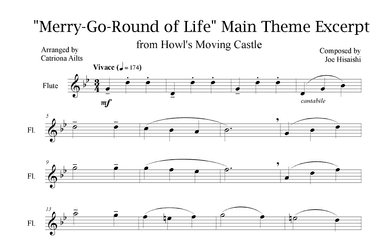 Merry-go-round Of Life (arr. Catriona Ailts)