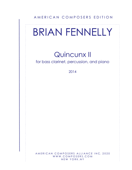 [Fennelly] Quincunx II