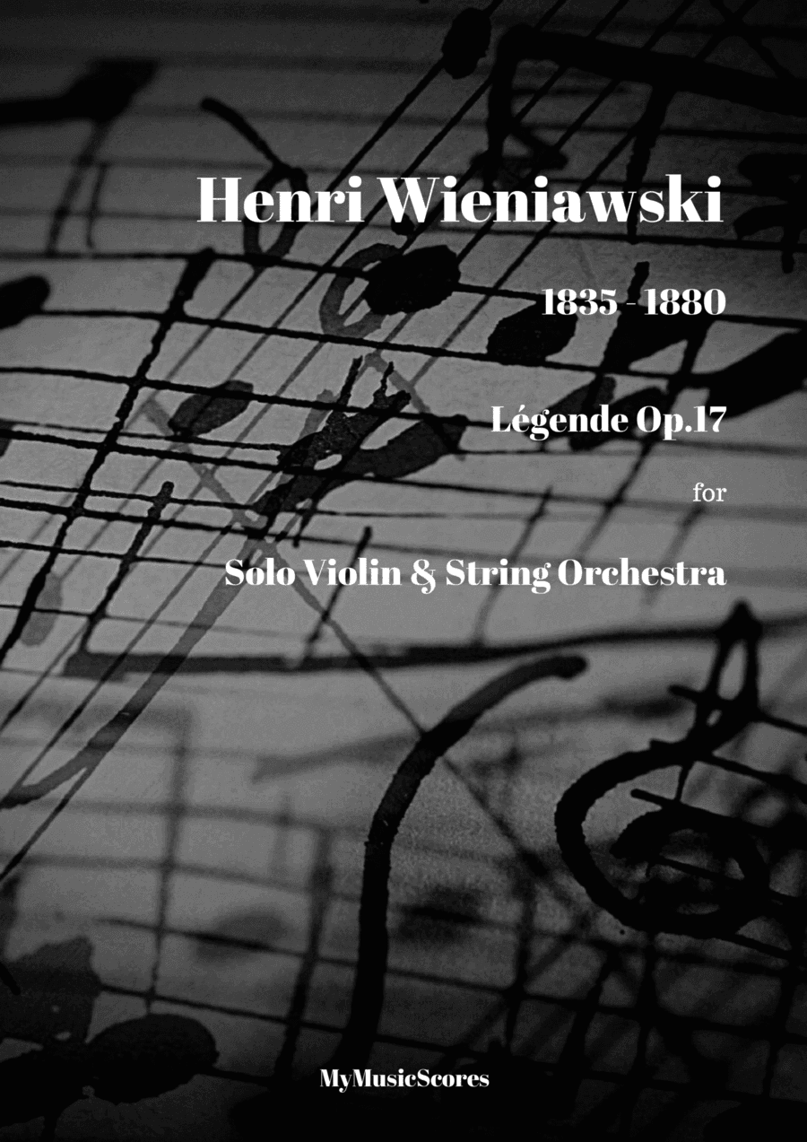 Legende for Violin and String Orchestra Op.17 (arr. Paul Wood)