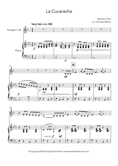 La Cucaracha (arr. Christian Morris)