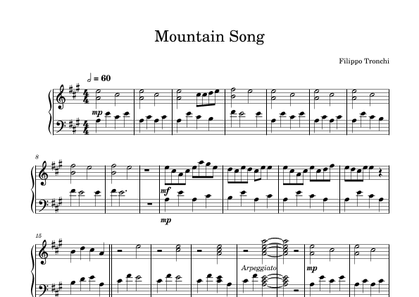 Mountain Song No.1