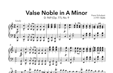 Valse Noble in A minor, D.969 (Op. 77), No. 9 (arr. Sidewalk Labs)