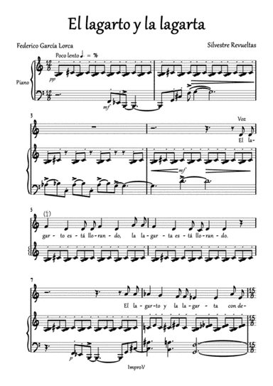 5 Canciones Infantiles - El lagarto y la lagarta (arr. Caesar Vijué)