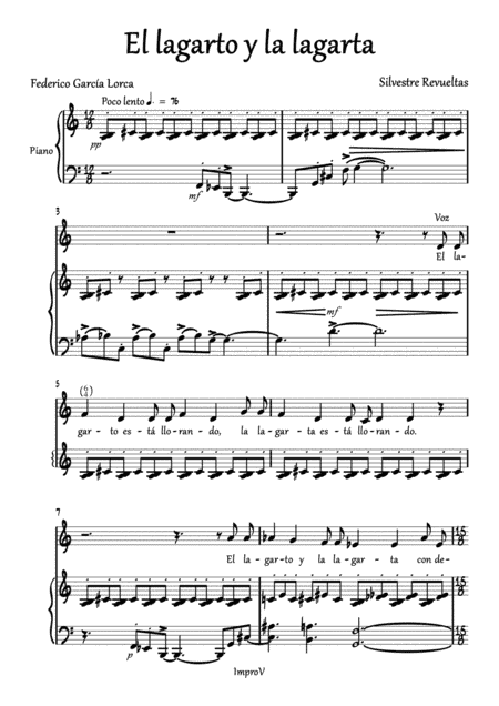 5 Canciones Infantiles - El lagarto y la lagarta (arr. Caesar Vijué)