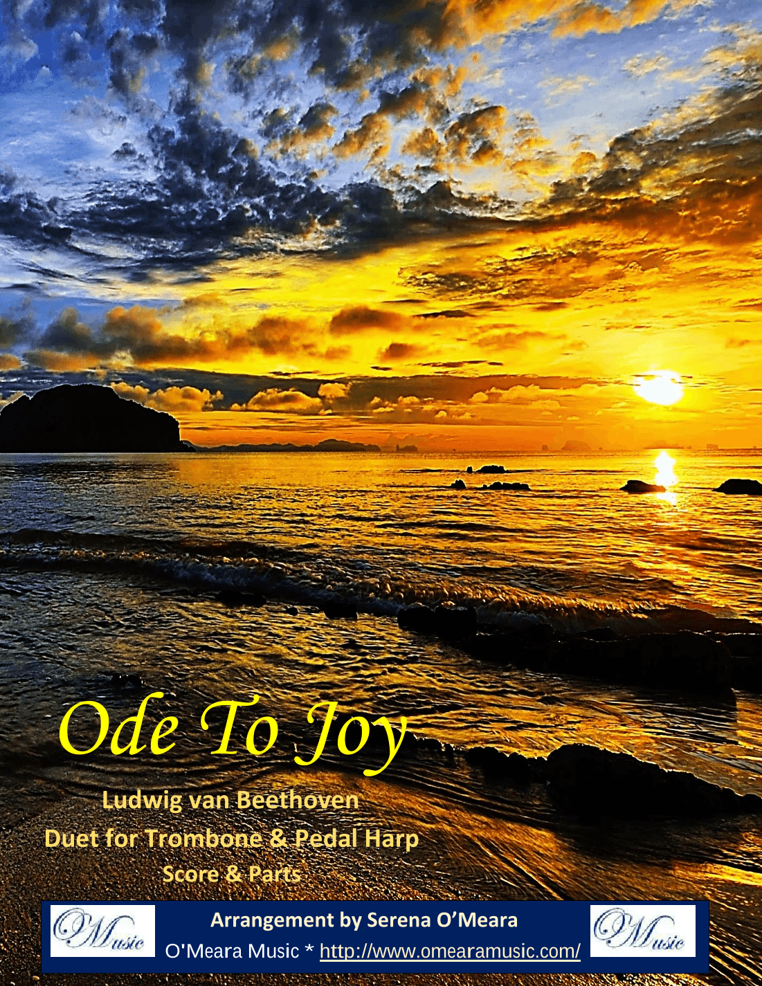 Ode to Joy, Duet for Trombone & Pedal Harp (arr. Serena O'Meara)