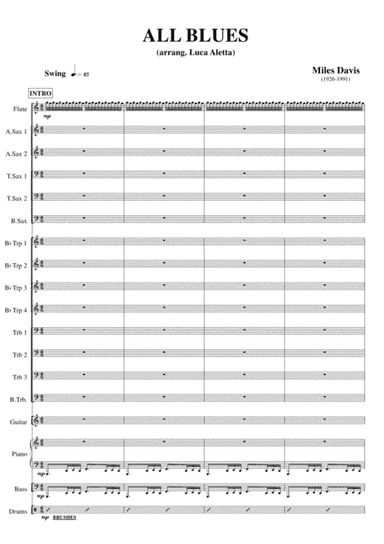 All Blues (arr. Luca Aletta)