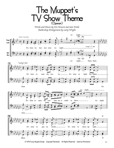 The Muppet Show Theme (arr. Larry Wright)
