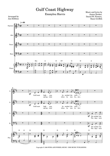 Gulf Coast Highway (arr. Jan Dobbins)