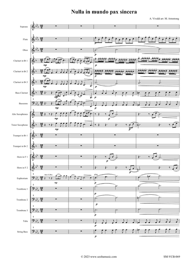 Nulla in mundo pax sincera (arr. Mark Armstrong)