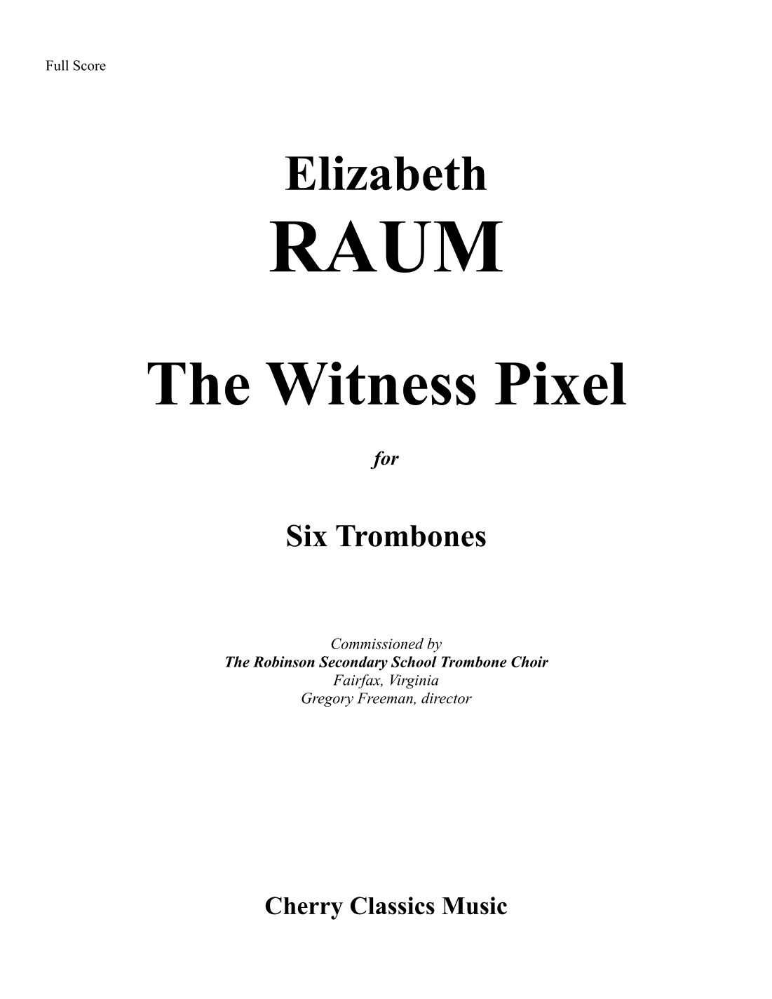 The Witness Pixel