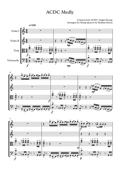 Back In Black (arr. Siobhan Dyson)