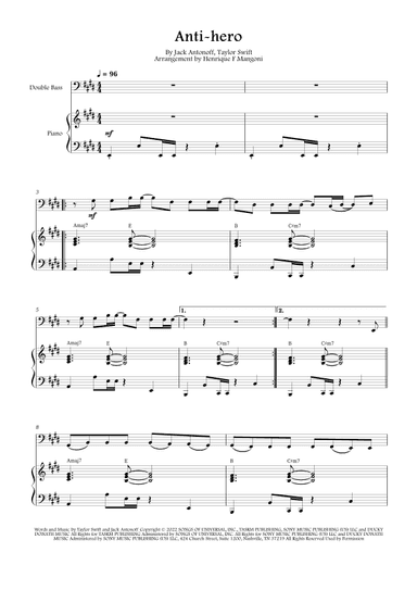 Anti-hero (arr. Henrique F Mangoni)