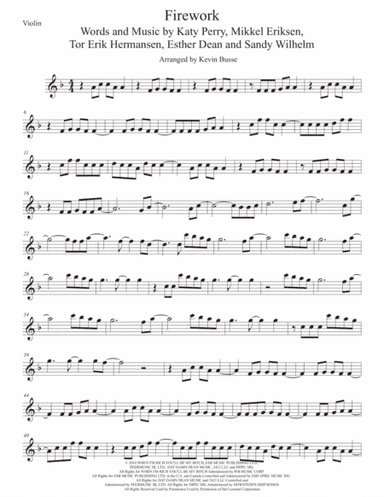 Firework (arr. Kevin Busse)