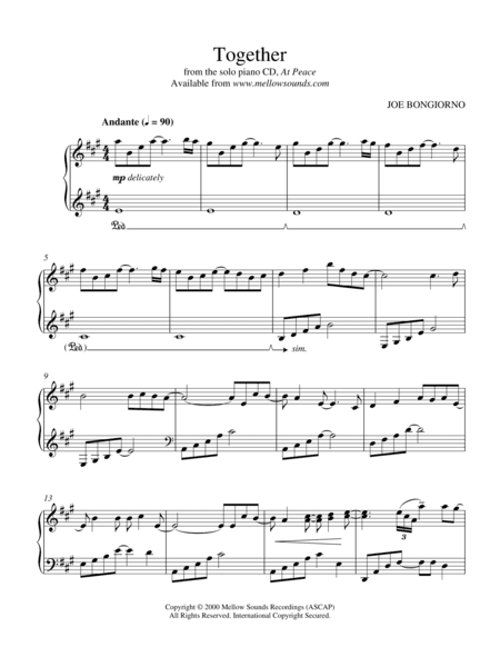 Together - by Joe Bongiorno