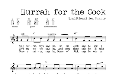 Hurrah for the Cook (Sea Chanty) (arr. M. Ryan Taylor)