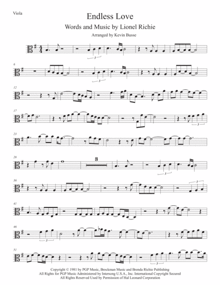 Endless Love (arr. Kevin Busse)