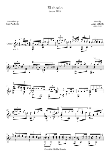 El choclo (arr. Ivan Paschoito)