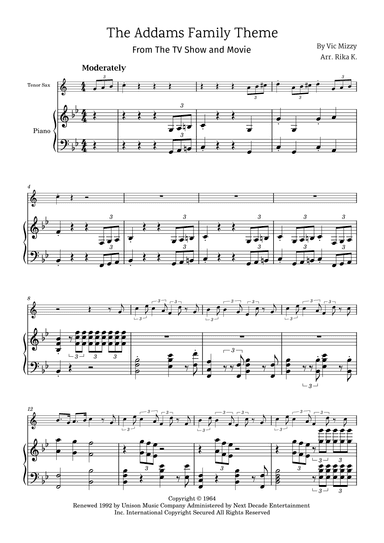Addams Family Theme (arr. Rika K.)